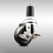 Service Caster 3 Inch 316SS Hard Rubber Swivel 1-5/8 Inch Expanding Stem Caster with Brake SCC SCC-SS316EX20S314-HRS-TLB-158 - alternate 1